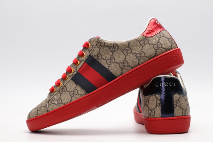 gi ace embroidered low-top sneaker 070504