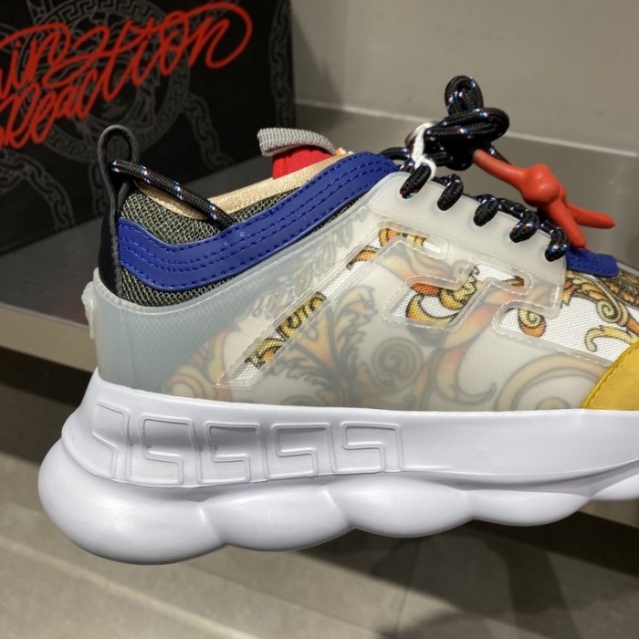 vse chain reaction yellow sneaker
