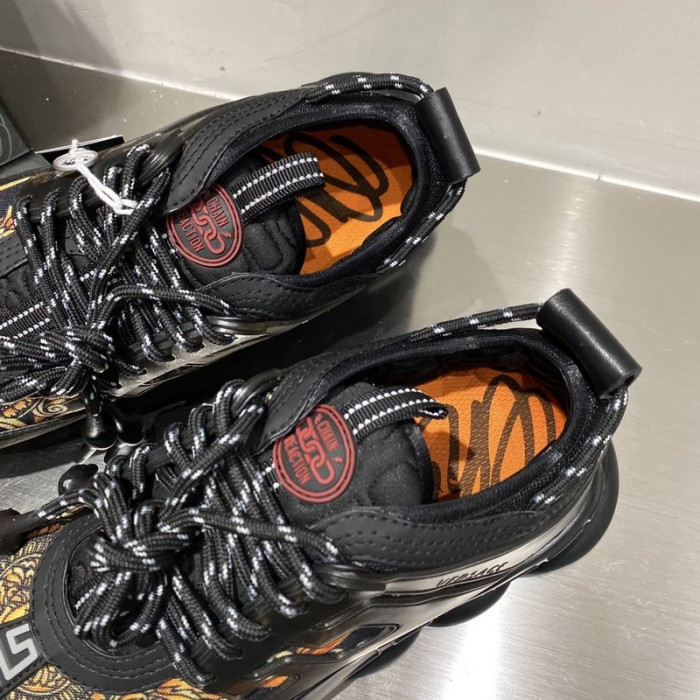 vse chain reaction black sneaker