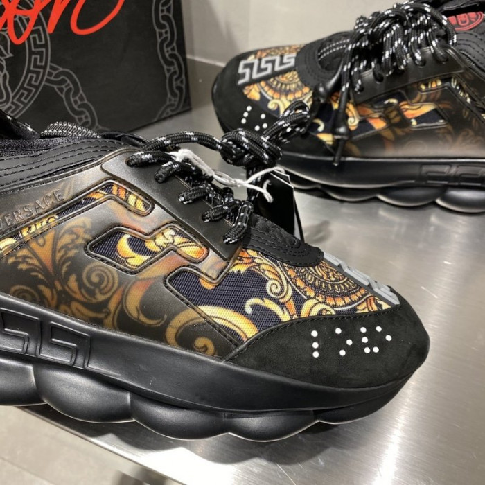 vse chain reaction black sneaker