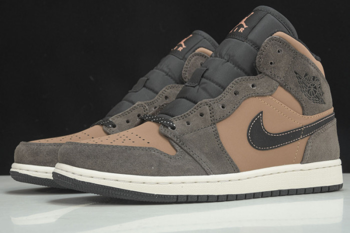 jordan 1 mid se dark chocolate dc7294-200