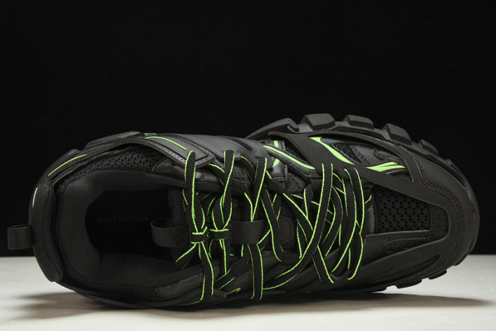 bl tess s. gomma trek low sneakers black green 11607