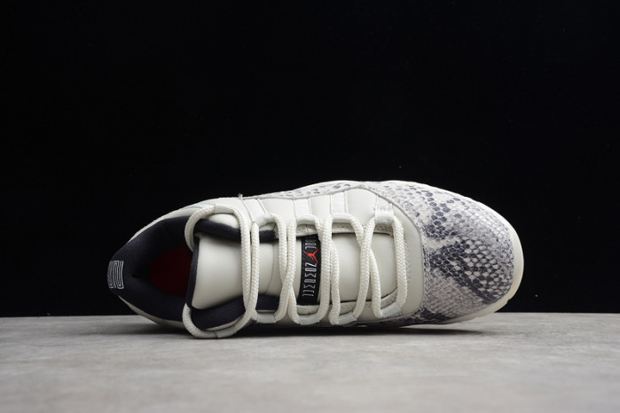 jordan 11 retro low snake light bone - cd6846-002